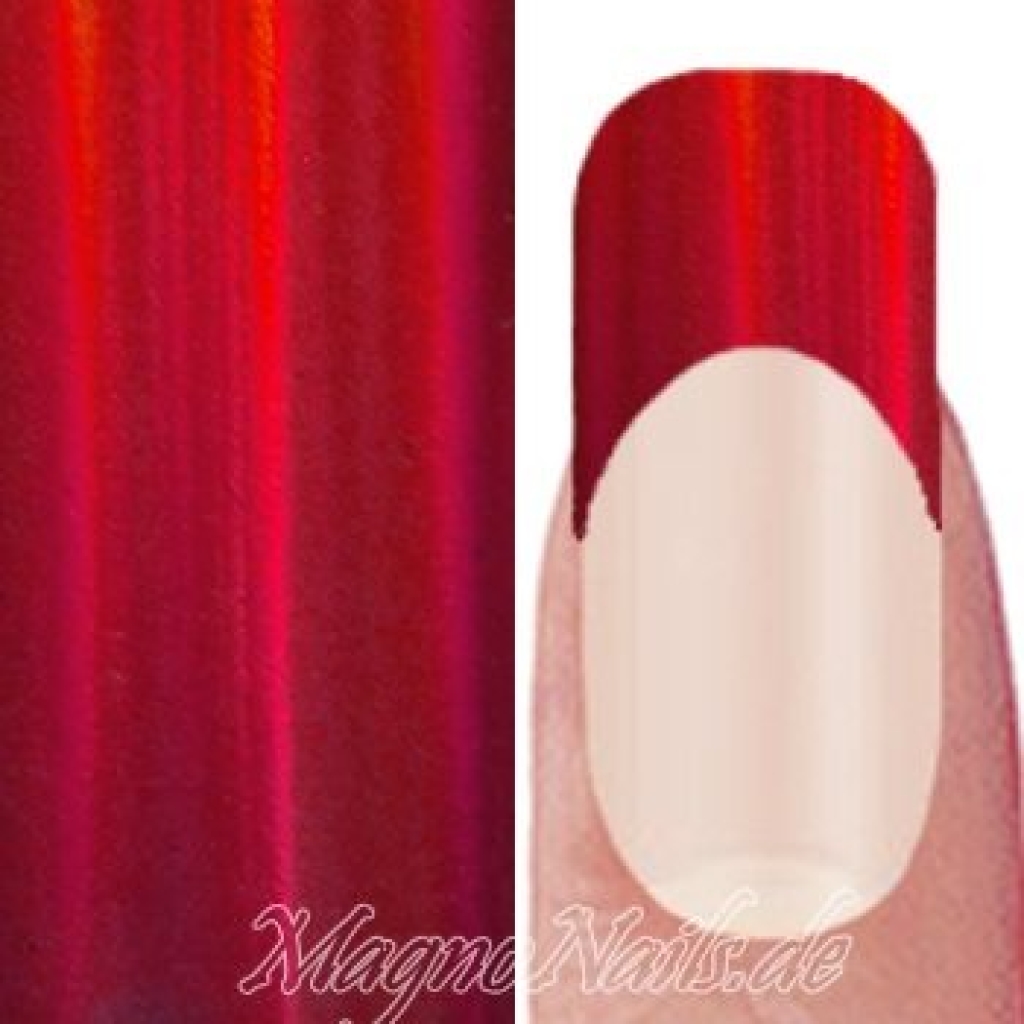 Nail Art Transfer Folie 1,5m - Nail Foil - Red AB Nagelfolie Nageldesign Folie Tranferfolie Nailart