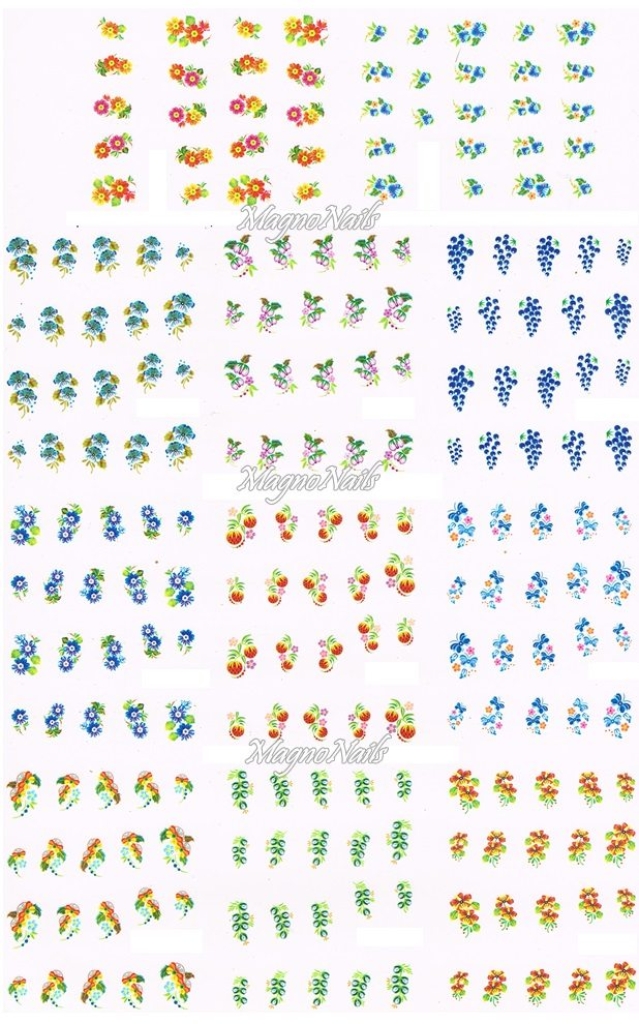 2D Nail Art Sticker