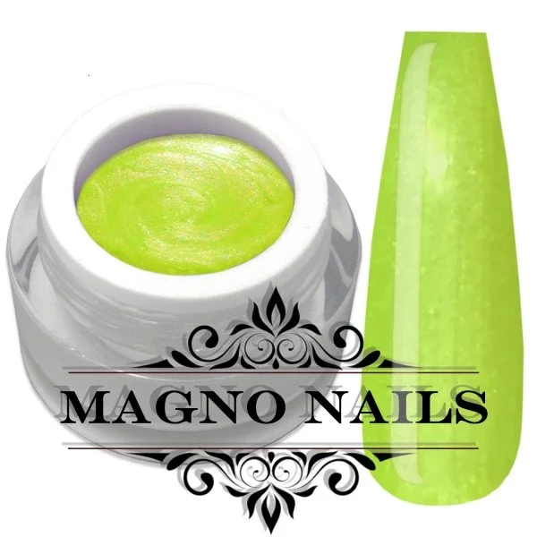 UV Gel - 730 - Pearl Gel Neon Lemon Nägel Nagelgel Dosen UV-Gel Color Gel Farbgel Perlmutt Perlgel