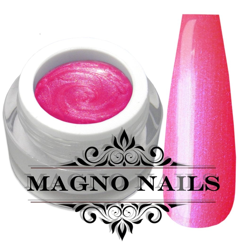 Neon Pink Metallic Gel Perl Gel Pearlgel