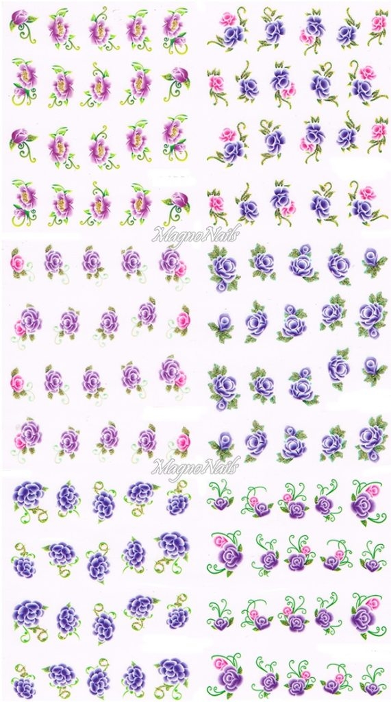 2D Nail Art Sticker