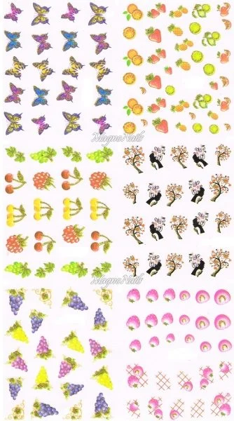 2D Nail Art Sticker