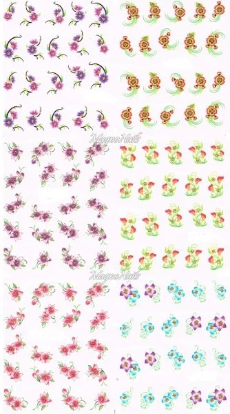 2D Nail Art Sticker