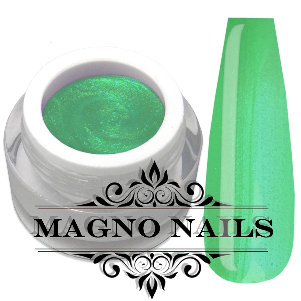 Neon Grün Pearl Gel Sommerfarbe Perl Metallic Gel