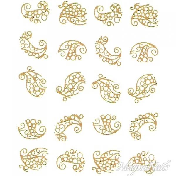 2D Nail Art One Stoke Sticker