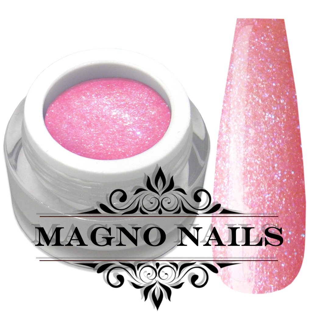 Feine Rosa Glitzer Gel mit blauen Schimmer zartrosa