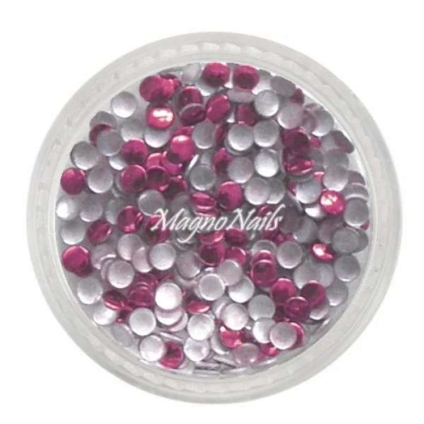 Einlegemotive - Metall Plättchen - rund pink Nail Nagelstudio Nägel Nailart Nail art