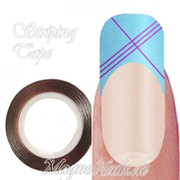 Striping Tape - Zierstreife violett metallic Nageldesign Nägel Nails Nagelstudio Einleger Nailart