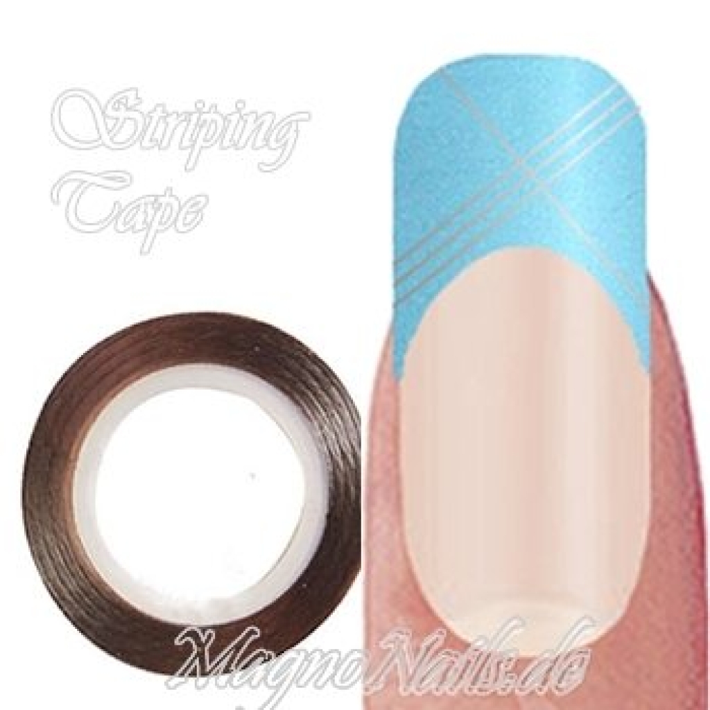 Striping Tape - Zierstreife silber Nageldesign Nägel Nails Nagelstudio Einleger Nailart