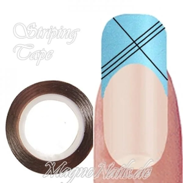 Striping Tape - Zierstreife schwarz Nageldesign Nägel Nails Nagelstudio Einleger Nailart