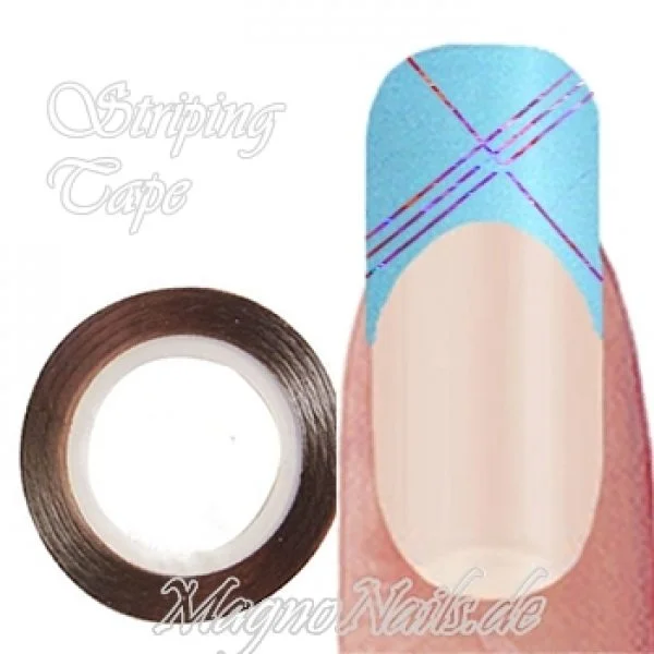 Striping Tape - Zierstreife pink hologramm Nageldesign Nägel Nails Nagelstudio Einleger Nailart