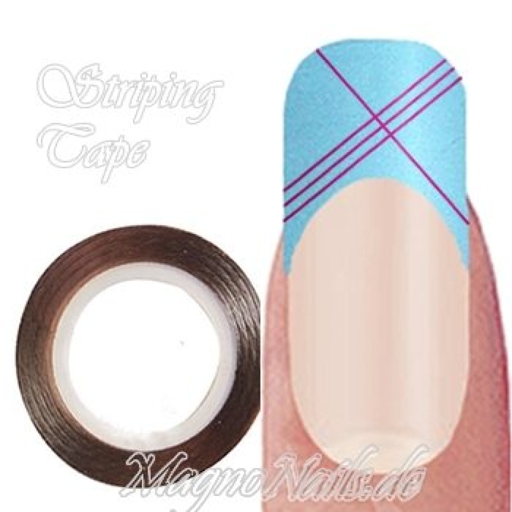 Striping Tape - Zierstreife pink metallic Nageldesign Nägel Nails Nagelstudio Einleger Nailart