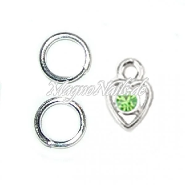 Nail Piercing Herz Nageldesign Nägel Schmuck Nails 