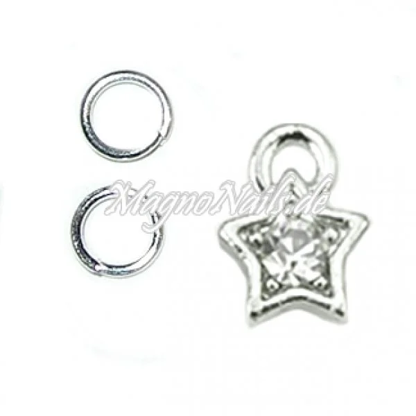 Nail Piercing Stern Nageldesign Nägel Schmuck Nails 