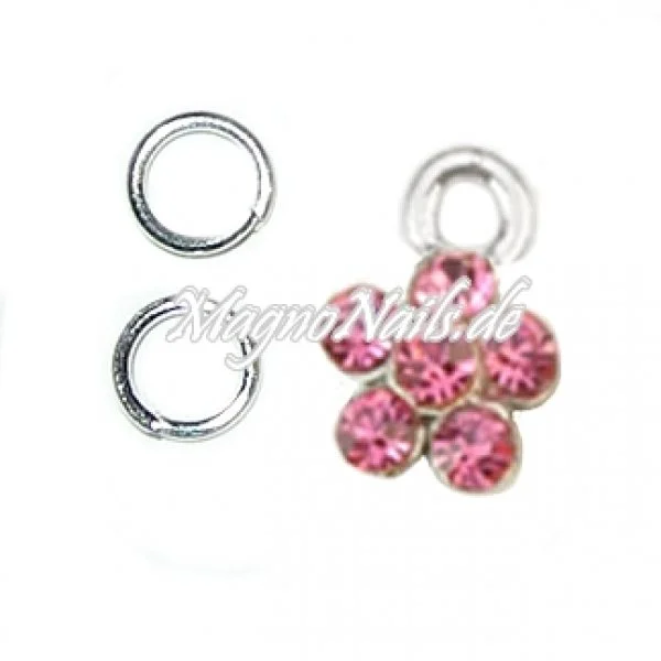 Nail Piercing Blume Nageldesign Nägel Schmuck Nails 