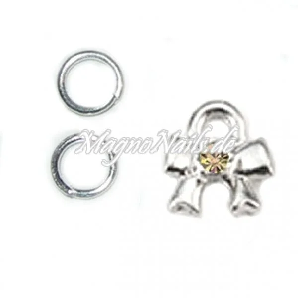 Nail Piercing Schleife Nageldesign Nägel Schmuck Nails 