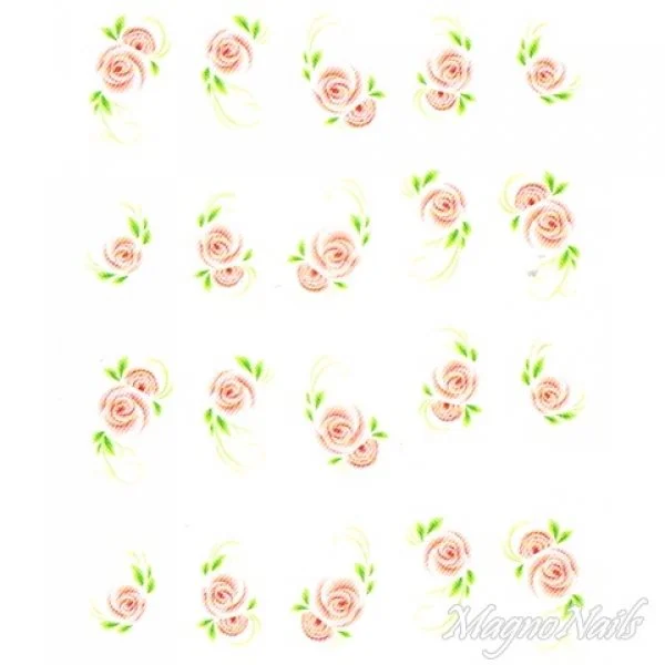 2D Nail Art One Stoke Sticker