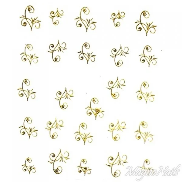 2D Nail Art One Stoke Sticker