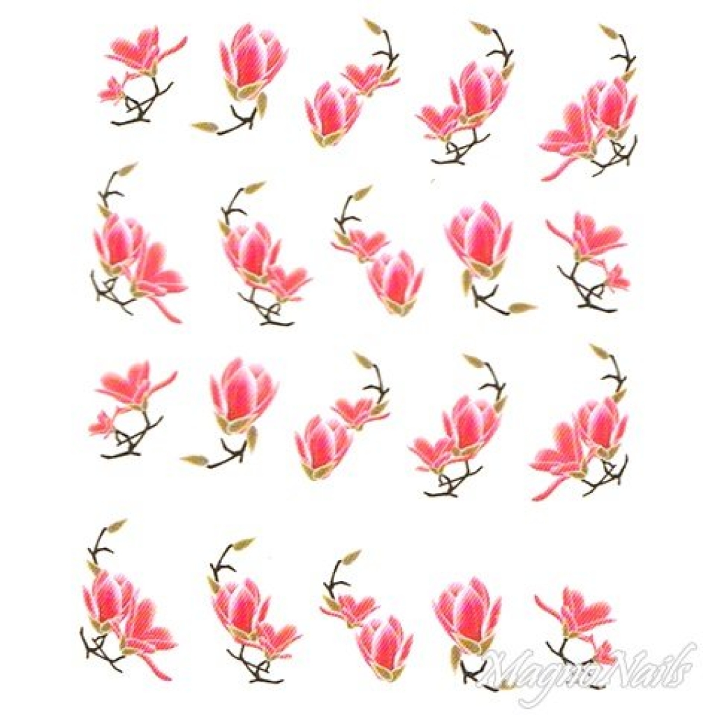 2D Nail Art One Stoke Sticker