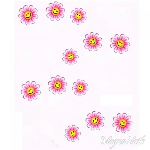 2D Nail Art One Stoke Sticker