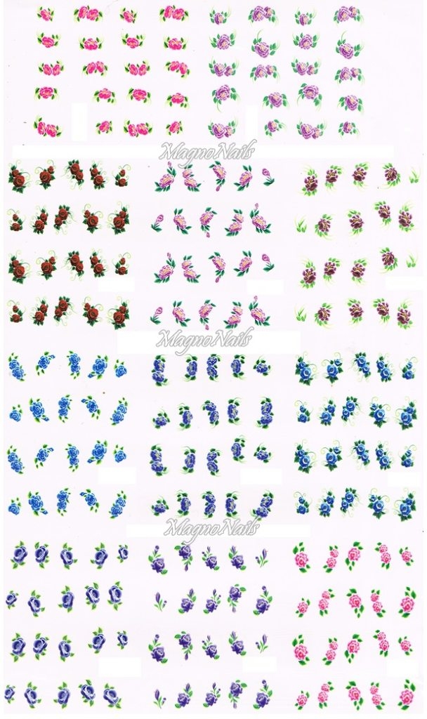 2D Nail Art Sticker