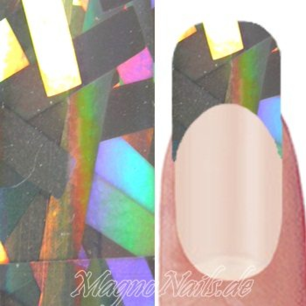 Nail Art Transfer Folie 1,5m - Nail Foil - Laser Stripe Nagelfolie Nageldesign Folie Tranferfolie Nailart
