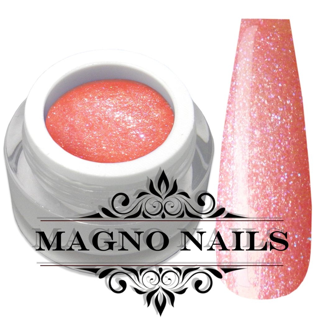 UV Gel - 859 - Glitter Gel Coral Reef - 15ml Nails Nagelgel Nögel Nail Glitzer