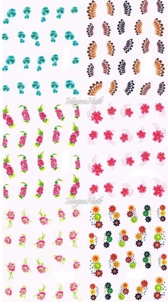 2D Nail Art Sticker
