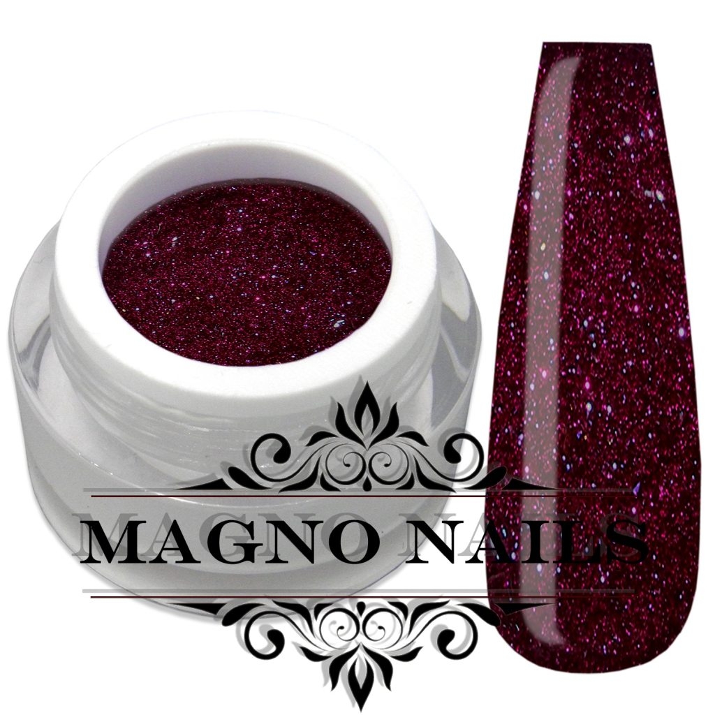 UV Gel - 868 - Glitter Gel Star Rubin Nägel Nagelgel Dosen UV-Gel Color Gel Glitzer Dosen Glitzergel 
