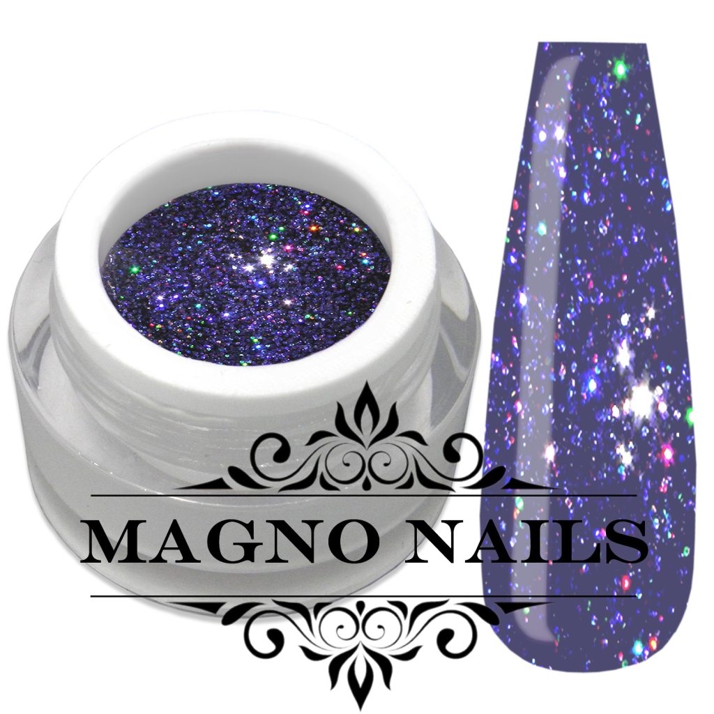 UV Gel - 879 - Glitter Gel Star Night Nägel Nagelgel Dosen UV-Gel Color Gel Farbgel