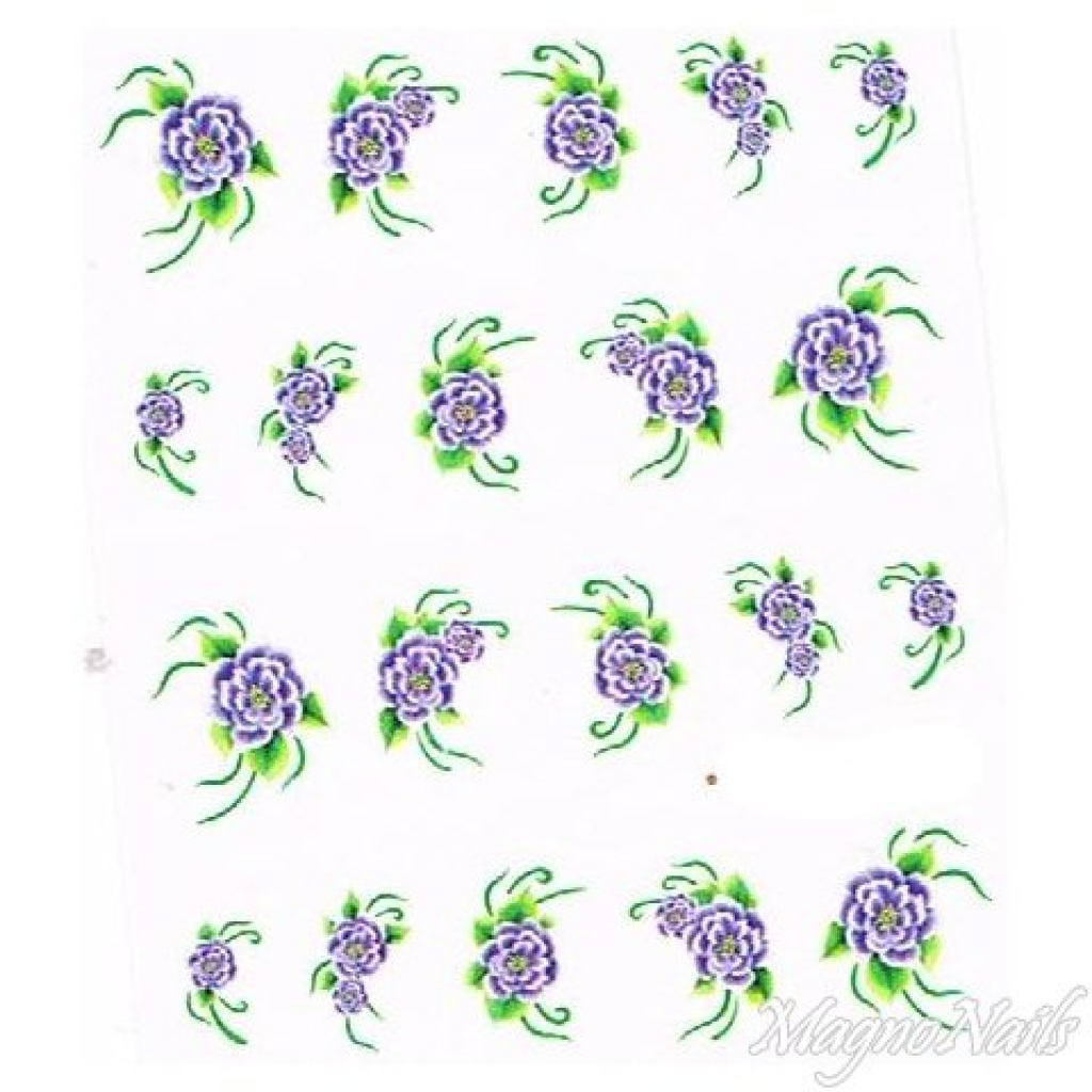 2D Nail Art One Stoke Sticker