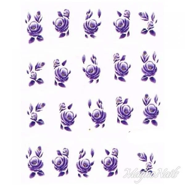 2D Nail Art One Stoke Sticker