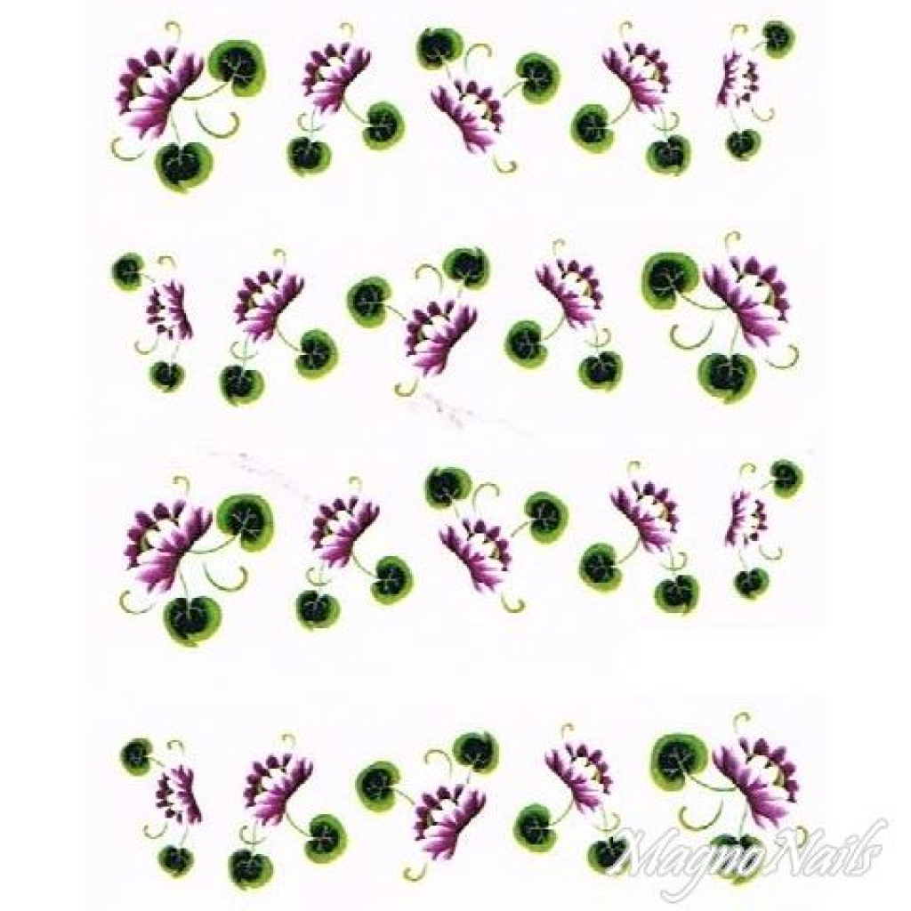 2D Nail Art One Stoke Sticker