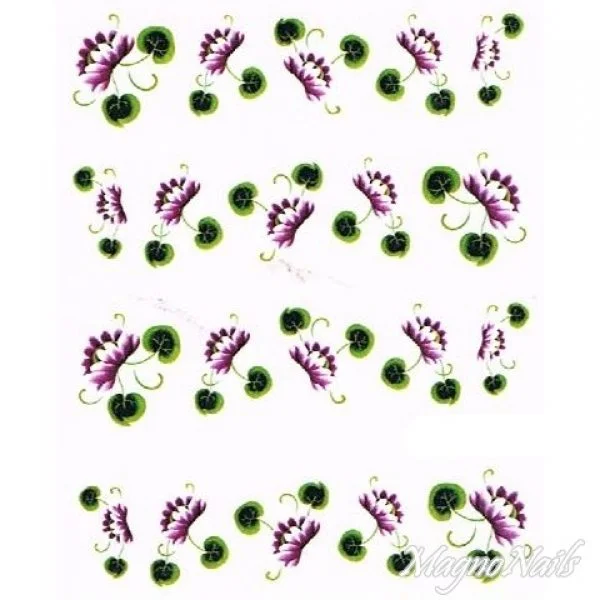 2D Nail Art One Stoke Sticker