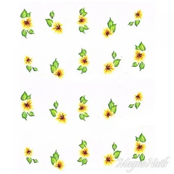 2D Nail Art One Stoke Sticker