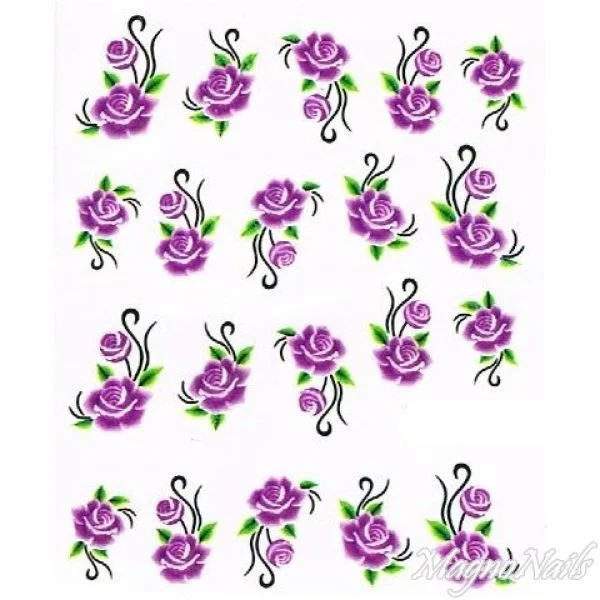 2D Nail Art One Stoke Sticker