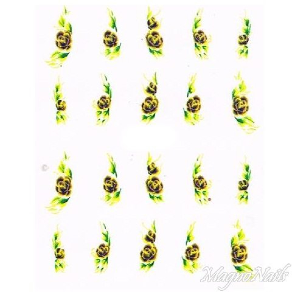 2D Nail Art One Stoke Sticker