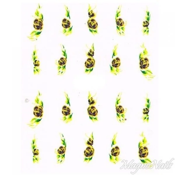 2D Nail Art One Stoke Sticker