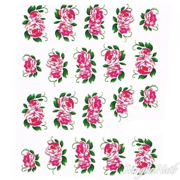 2D Nail Art One Stoke Sticker