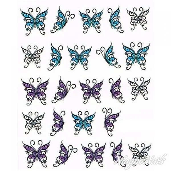 2D Nail Art One Stoke Sticker