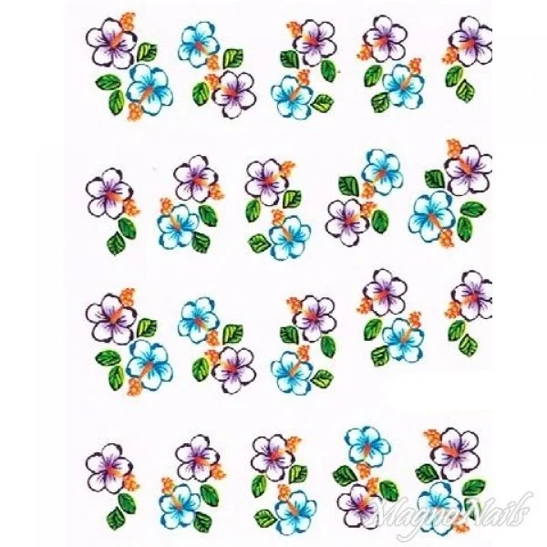 2D Nail Art One Stoke Sticker