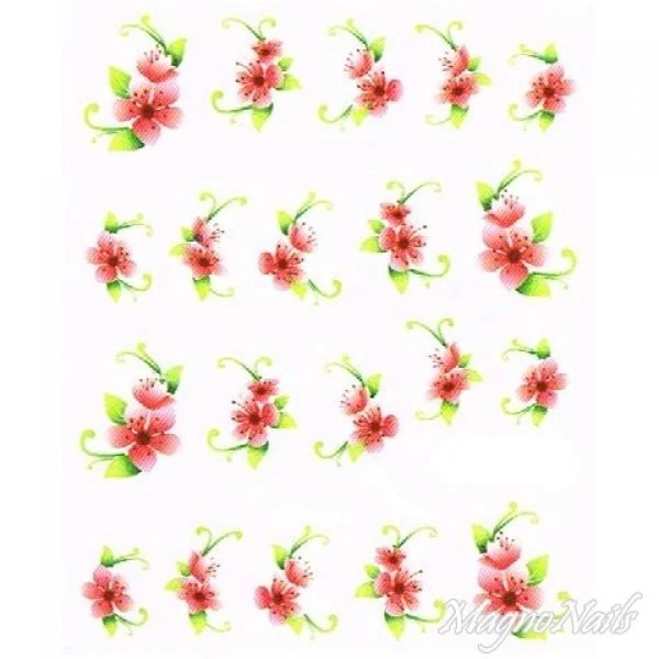 2D Nail Art One Stoke Sticker