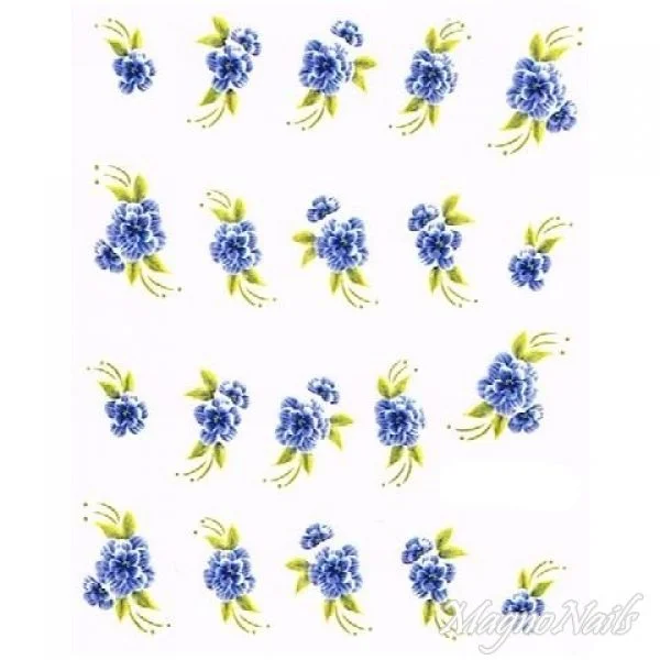 2D Nail Art One Stoke Sticker