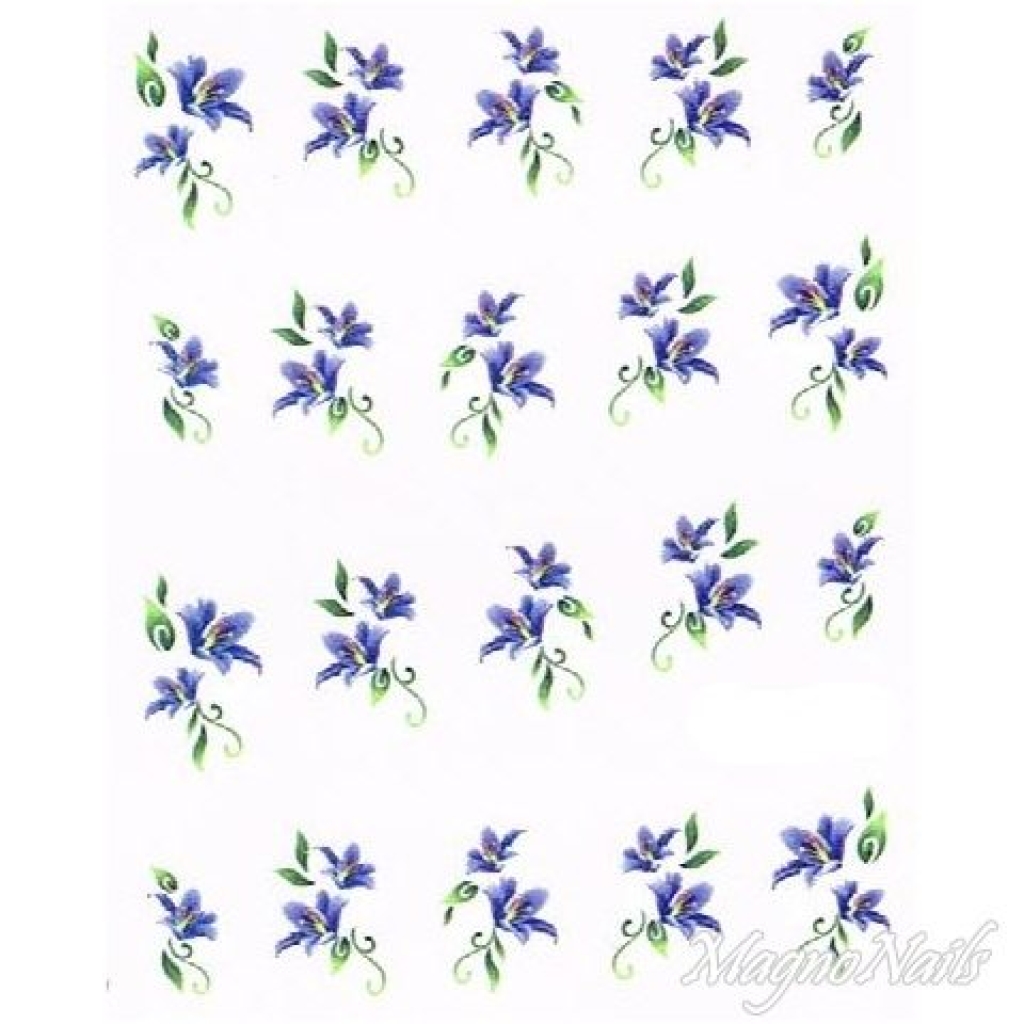 2D Nail Art One Stoke Sticker