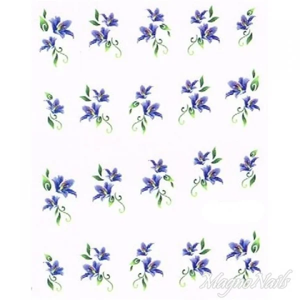 2D Nail Art One Stoke Sticker