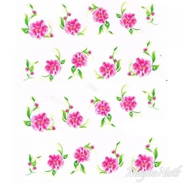 2D Nail Art One Stoke Sticker