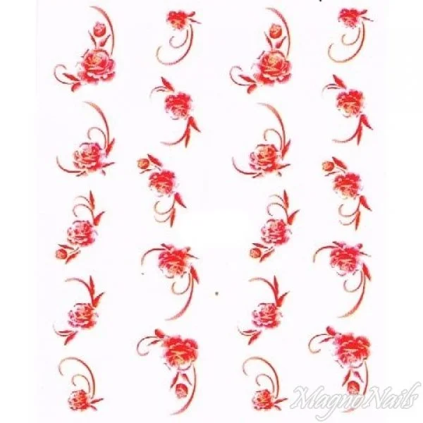 2D Nail Art One Stoke Sticker