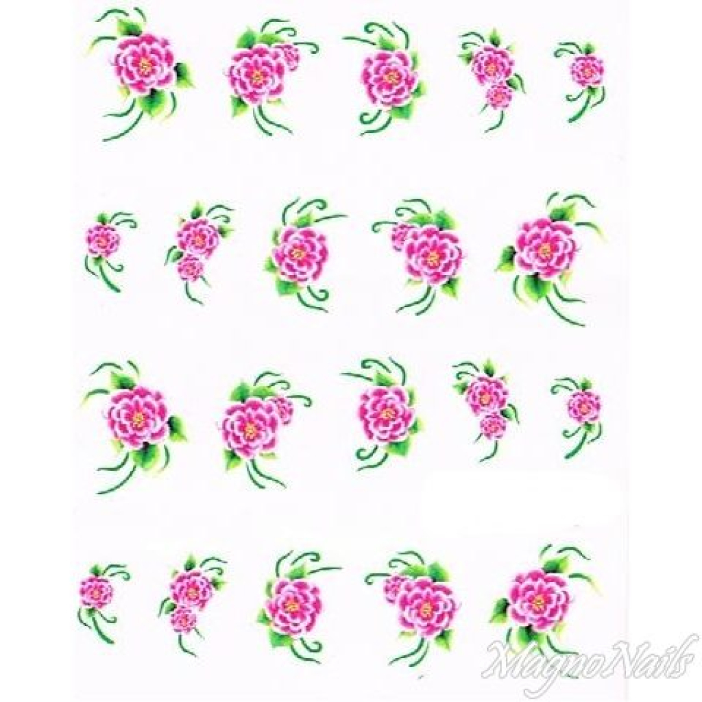 2D Nail Art One Stoke Sticker