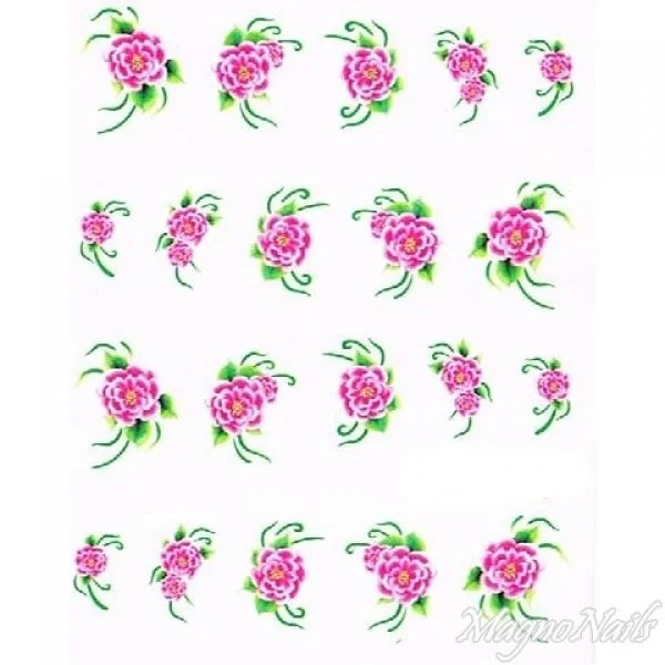 2D Nail Art One Stoke Sticker