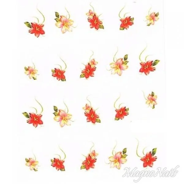 2D Nail Art One Stoke Sticker